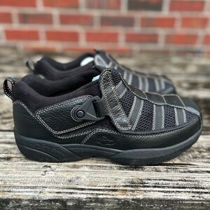 Dr. Comfort Edward X Double Depth Leather Mesh Stretchable Diabetic Walk Shoes